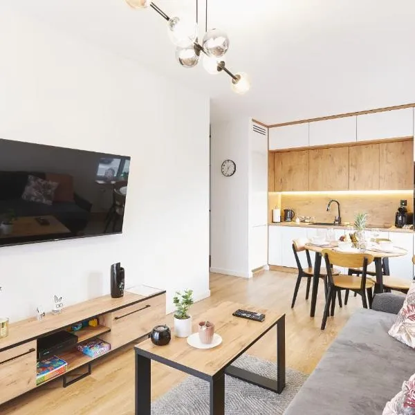 Apartament Pileckiego Nowy Dwór Mazowiecki Modlin Airport，位于马佐夫舍地区新庄园的酒店