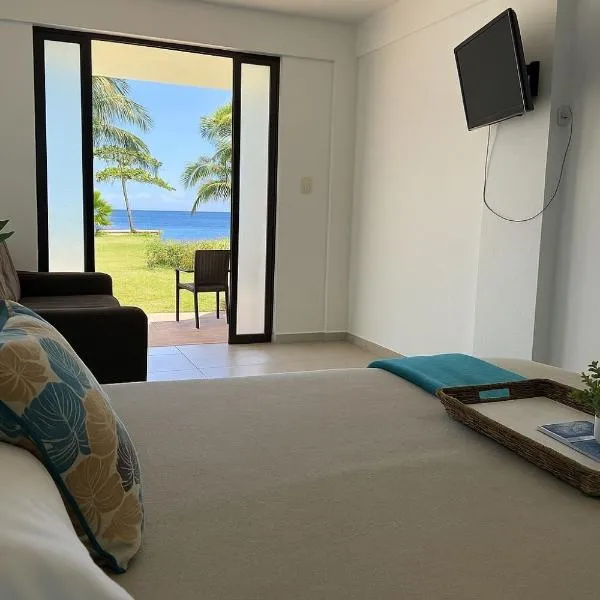 Beachfront Studio in Aguada, hotel in Aguada
