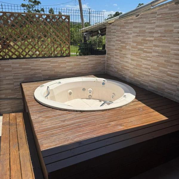 Casa de Praia com 2 quartos e Jacuzzi
