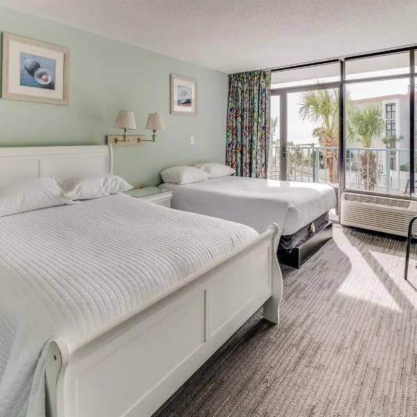 Low Floor, Studio, Ocean View, Nice, Heated Pools! – hotel w mieście Myrtle Beach