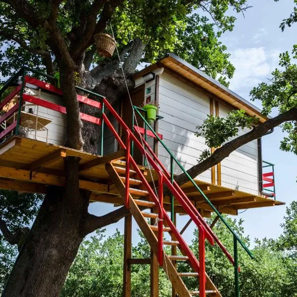 Casa sull'Albero, hotel Lentellában