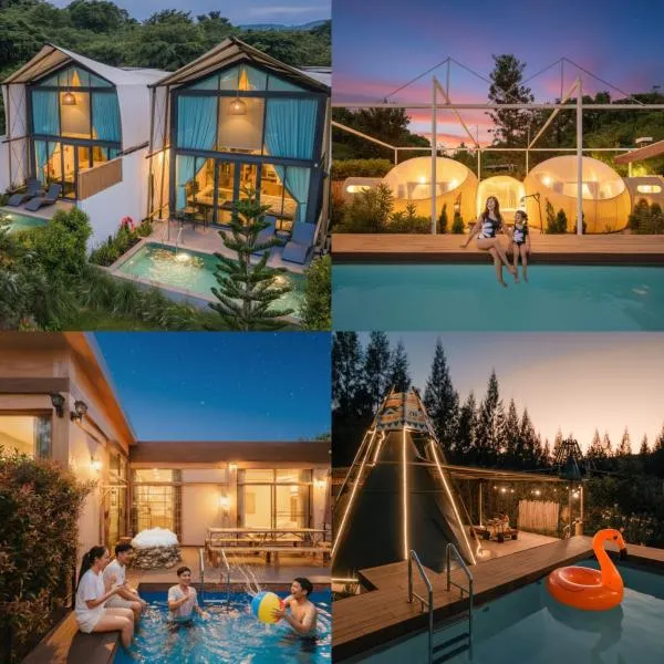 The X10 Nordic Tent and Glamping Pool Villa Khaoyai เขาใหญ่ - SHA Certified, hotel v destinaci Ban Thung Sawang