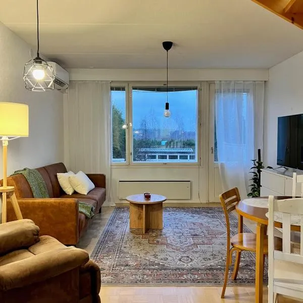 Kotoisa saunallinen kaksio, hotel em Hamina