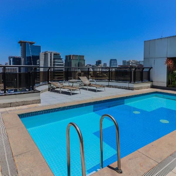 1708 Flat com duas suítes dentro de Hotel/Faria Lima - Foto 4