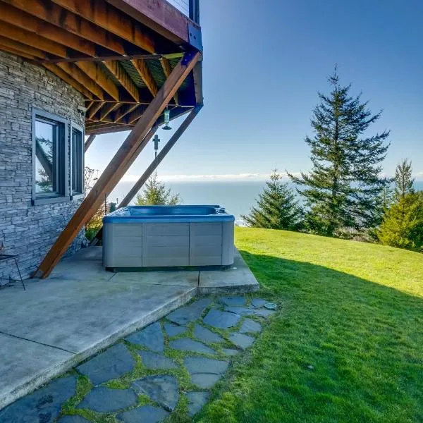 Stunning 360 Ocean Views, Near Redwoods NP!, hotel en Smith River