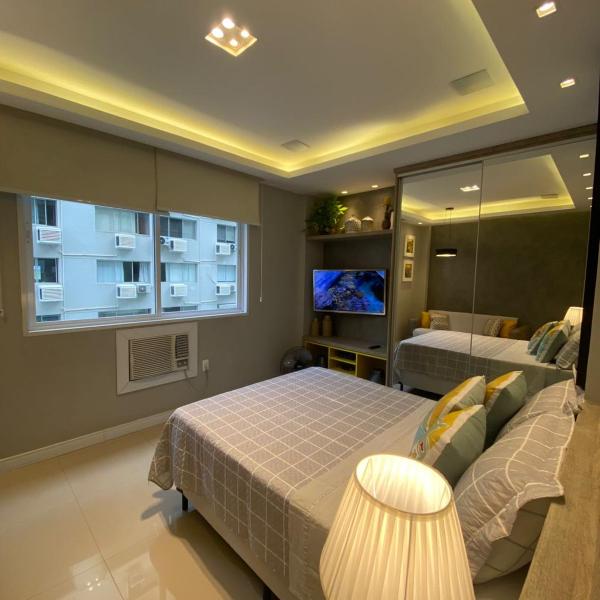 Apartamento studio em Copacabana Rio de Janeiro Bem localizado perto da praia restaurantes shopping farmácia metrô pontos turísticos - Foto 2