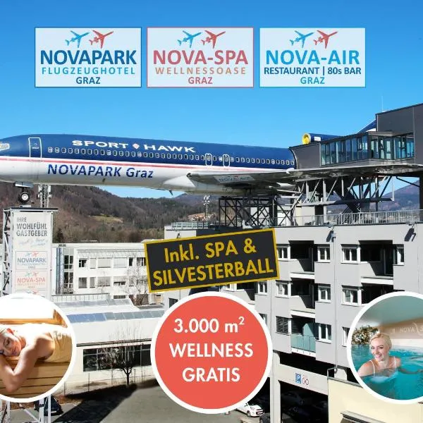 NOVAPARK Flugzeughotel Graz, hotel in Graz