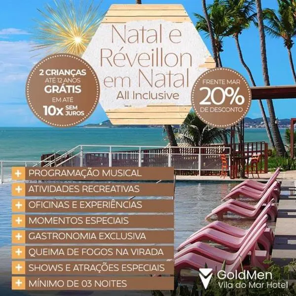 GoldMen Vila do Mar Natal, ξενοδοχείο στο Νατάλ