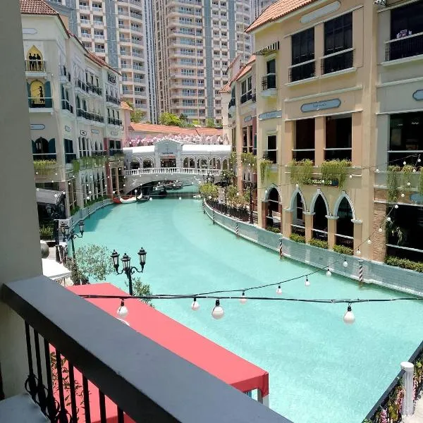 Modern 1 bedroom spacious apartment with Venice Grand Canal View，馬尼拉的飯店