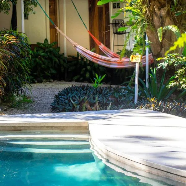 Cuatro Vientos Lodge & Apartments - Mal País, Costa Rica, hotel v destinaci Playa Santa Teresa