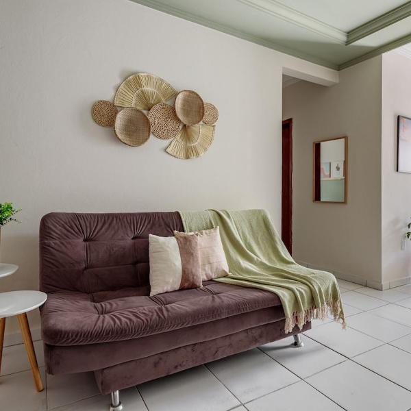 Apartamento aconchegante a 800m da praia