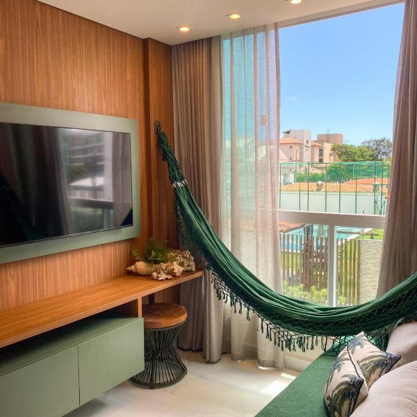 Apartamento Moderno com 2 Suítes a 100m do Mar