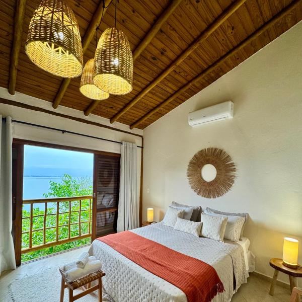 Casa Península - Suíte Luxo - Sacada - Vista mar