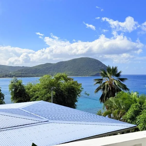 BEL BO Haut de villa vu mer et accès mer, hotel v destinaci Deshaies