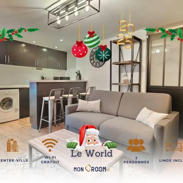 World studio proche gare et commerces ~ Mon Groom, hotel in Sainte-Savine