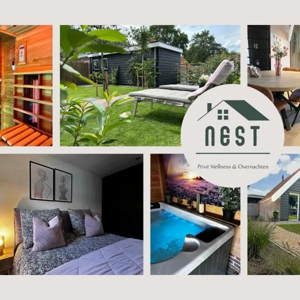 Luxe Vakantiehuis met privé Wellness, hotel in Zuidwolde