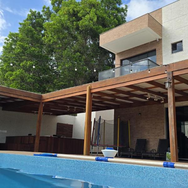 Casa de alto padrão com piscina,quadra e jacuzzi em condomínio - Foto 4