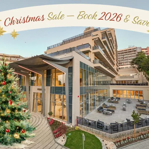 Poseidon Beach Resort - a NEW 5-Star Experience - PREMIUM ALL INCLUSIVE, FREE Beach Access, EV station, hotel v destinaci Zlaté písky