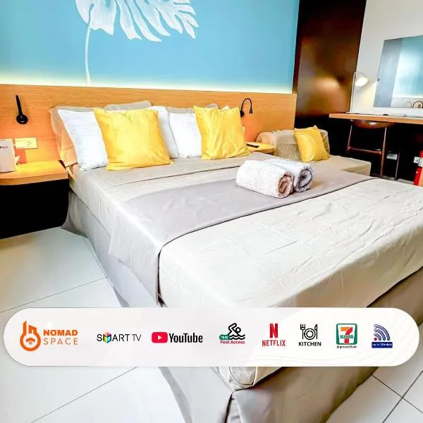 Cozy Space at Horizons 101 Cebu City with Pool, Netflix, Wifi, отель в Себу