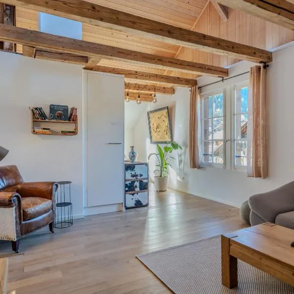 Comfy, Spacious and Central Duplex Apartment, hotell i Zweisimmen