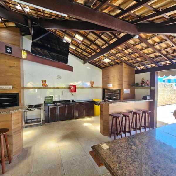 praia do peró com ar condicionado, piscina, sauna e churrasqueira - Foto 4
