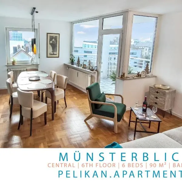 Viesnīca Münsterblick - 3 Zimmer Apartment am Theater Ulmā