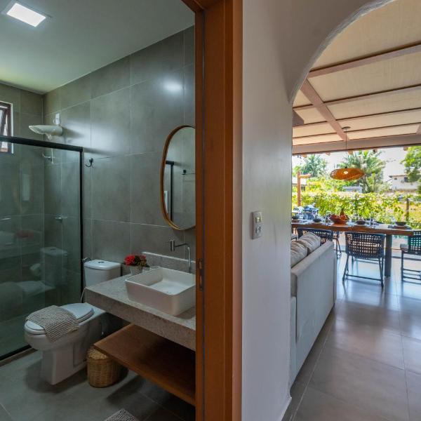 Casa Maré, 2 suítes, piscina, beira-mar - Foto 3