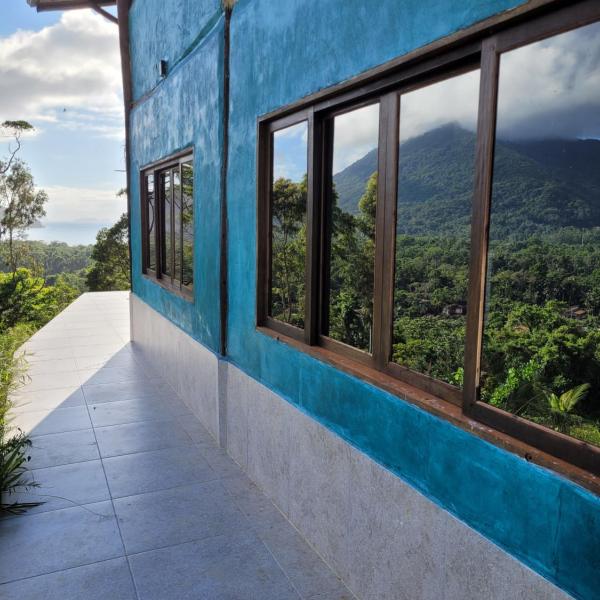 Casa Refugio de Itamambuca com vista panorâmica da praia