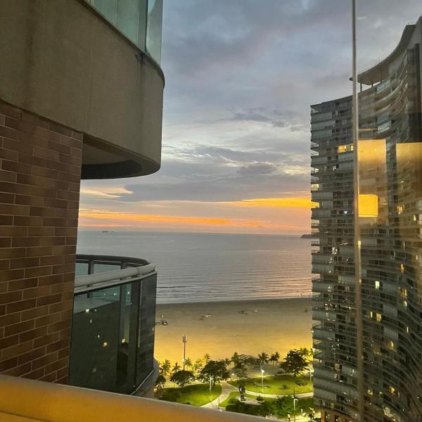 Flat Vista Mar em Santos Praia
