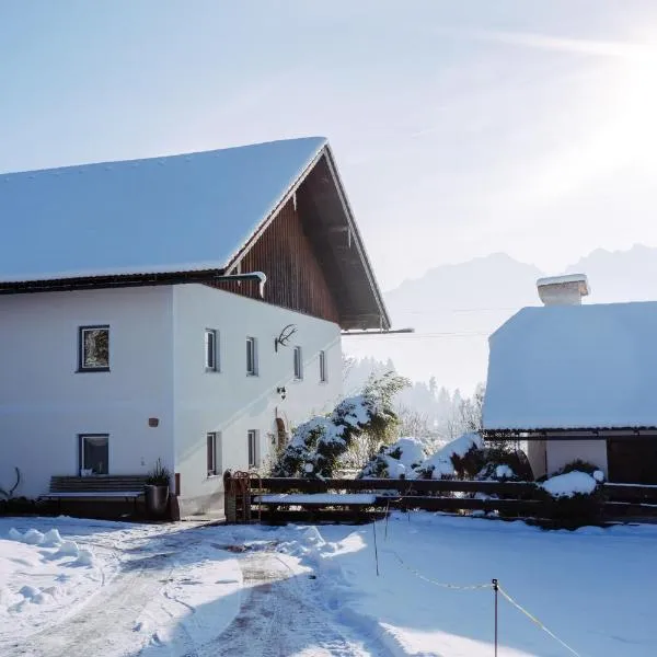 Chalet Wiesengut, Pool, Sunbeds, BBQ, Bikes for free, 15 min to salzburg and beautifull lakes sound of music, khách sạn ở Adnet