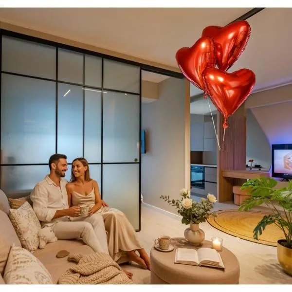 Own the Moment by Blvd 41B7 - Modern Cozy Apartment in Pipera – hotel w mieście Voluntari