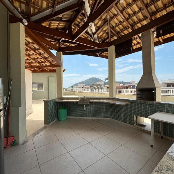 AP com piscina, churrasqueira no Itaguá Ubatuba
