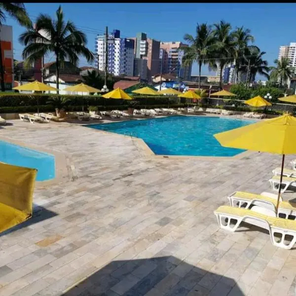 Apto T34-com Piscina e Vista Mar -Lazer completo, hotel a Mongaguá