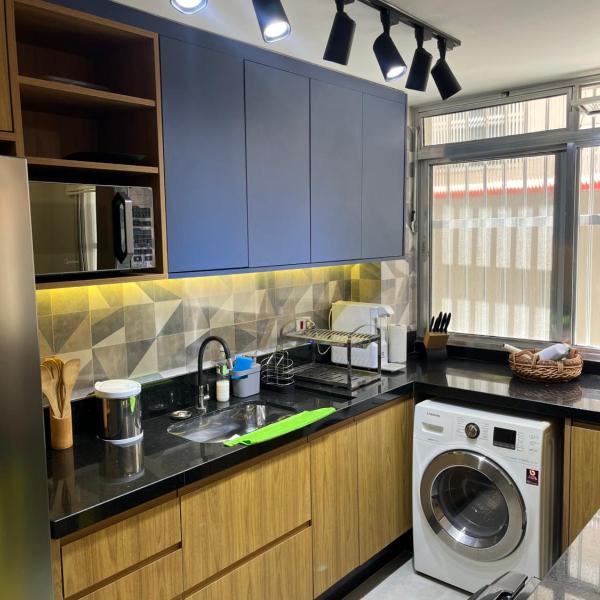Apartamento terreo frente a praia tombo
