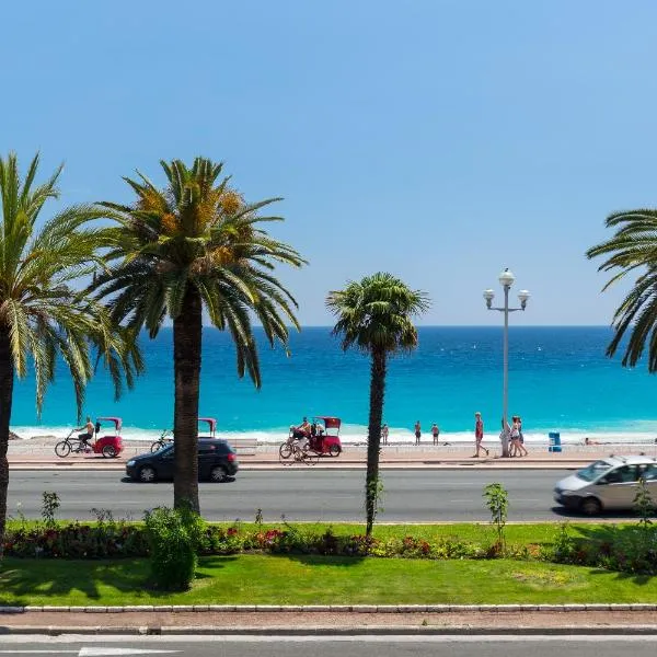 Beautiful apartment by the sea front, hotell Nice’is