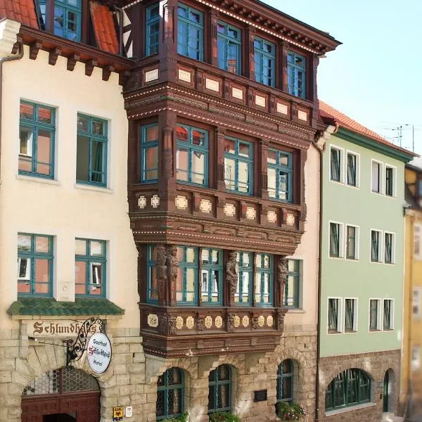Viesnīca Altstadthotel Garni Schlundhaus & Rautenkranz pilsētā Meiningene