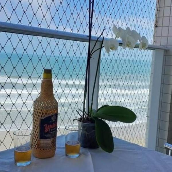 Ap frente mar com ar condicionado