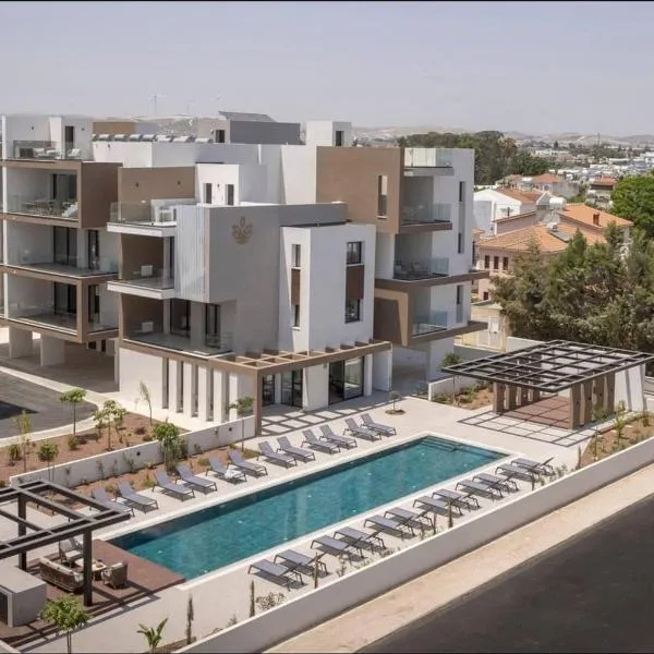 Kalamon Luxury Suite 203 w Pool and Gym, hotel v mestu Livadhia