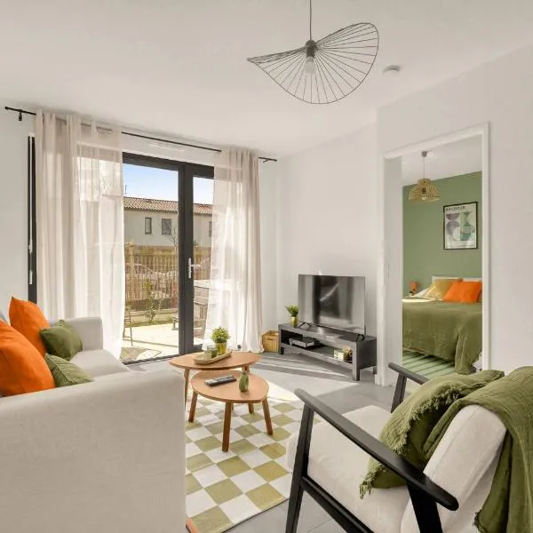 T3 Cosy avec Spa Privé – Détente aux Sept Deniers, hotel a Toulouse