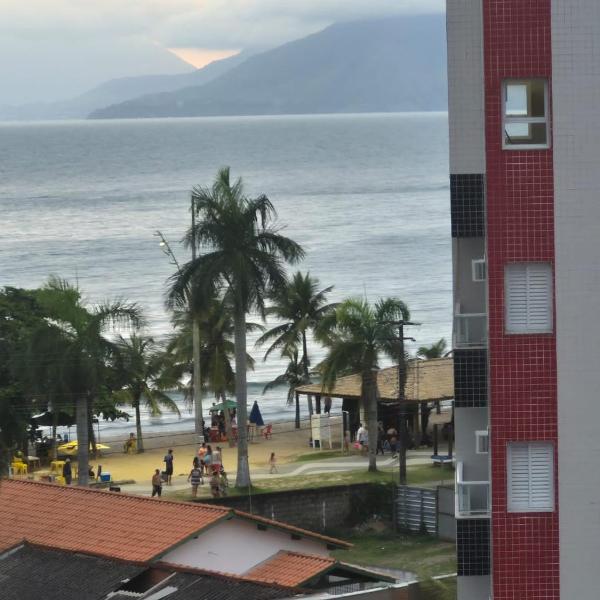 apartamento martim de sá 2 dormitórios PÉ NA AREIA churrasqueira na varanda gilberto