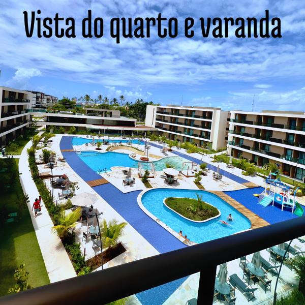 FLAT DE LUXO vista piscinas, Praia de Muro Alto - Malia Beach