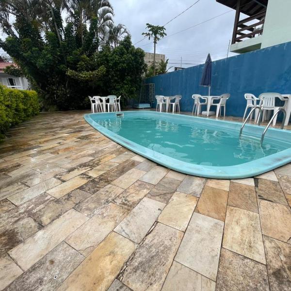 Casa 2 quartos com piscina a 5min da praia