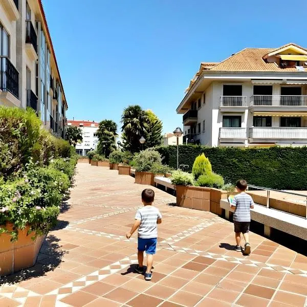 Holibai, Chuliña, Vacaciones Familiares en Baiona, Espacio, Piscina y Playa a un Paseo, Hotel in Baiona