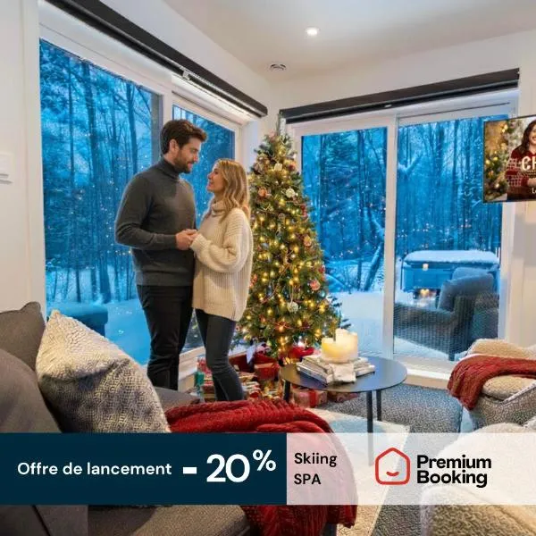 Mini Chalet Assinie Spa Privé, Ski، فندق في Brownsburg