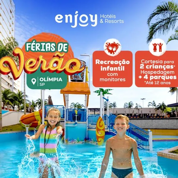 Enjoy Solar das Águas Park Resort, hotel en Olímpia