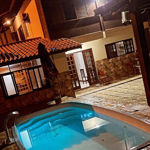 Refúgio para familia 3 quartos com piscina