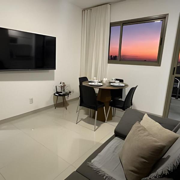 Vista Deslumbrante para o Lago | flat cama king