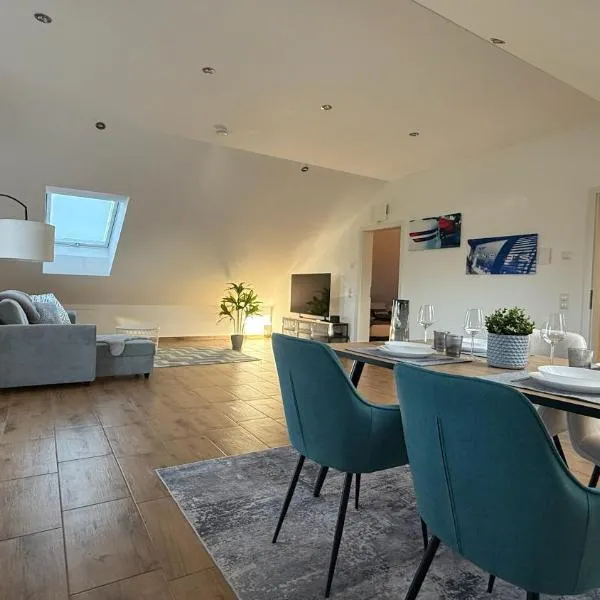 modern & spacious Apartments CarHandling Campus -Nähe Therme Erding -Messe München -Arena -free parking -Netflix -W-LAN, hotel en Neufinsing