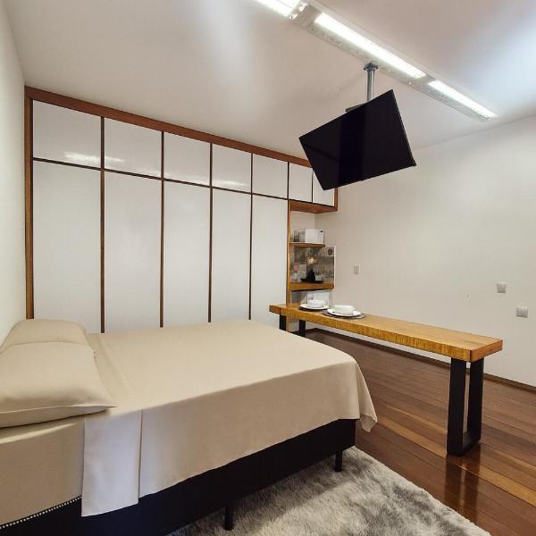 Studio Privativo prox Centro, Praia Clube, c Ar condic e c Garagem