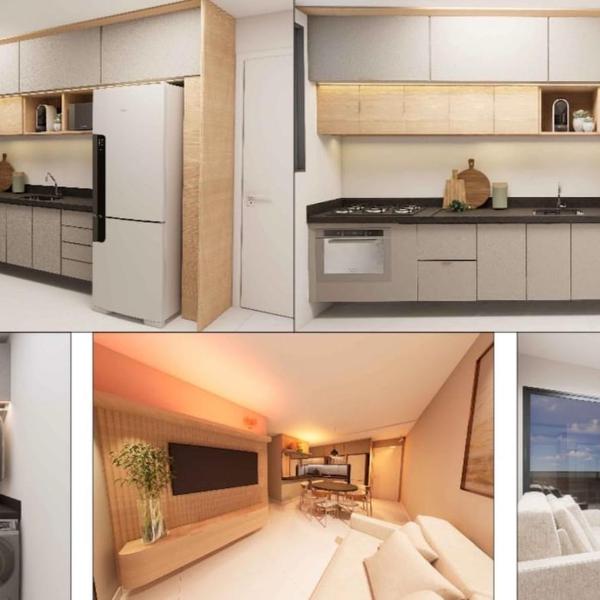 Apartamento com 3 Quartos Resort completo
